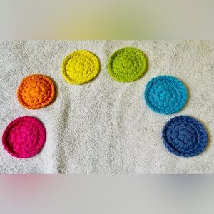 Handmade rainbow face scrubbi (set of 7)